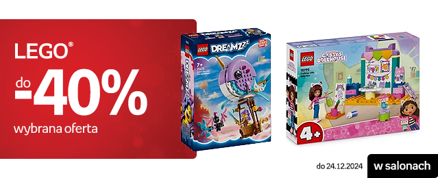 Lego do -40% wybrane zestawy | do 24.12.2024 w salonach